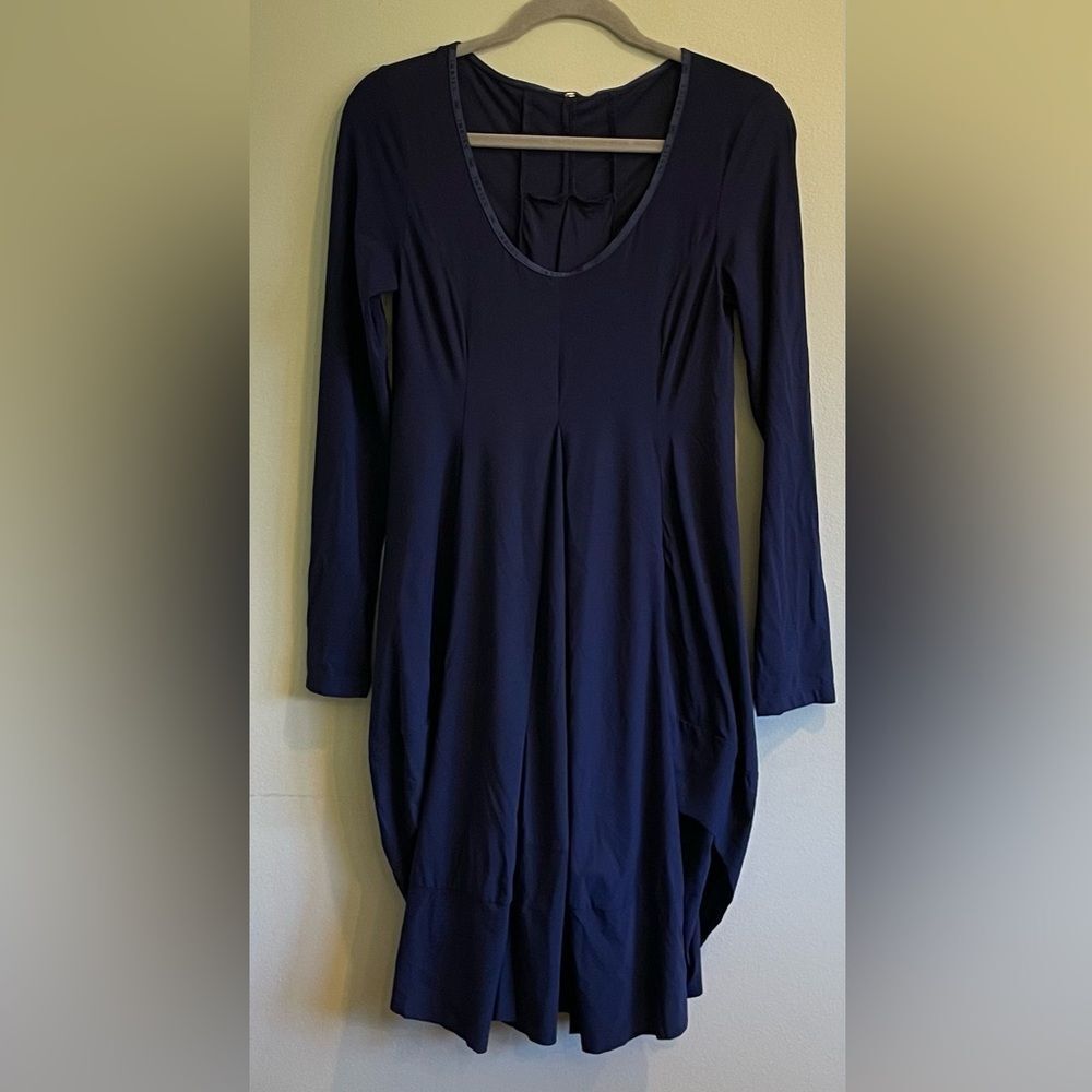 INDIES France Tunic Cocoon Navy Dress Size Medium